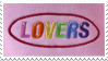 stamp: lovers