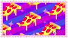 stamp: vaporwave pizza gif